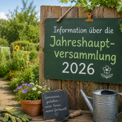 Information über die Jahreshauptversammlung 2026&nbsp;