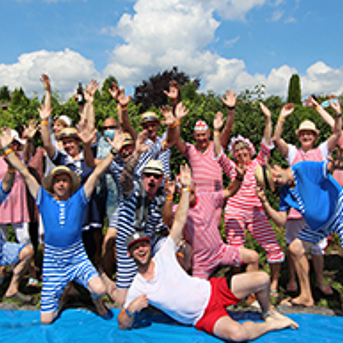 Beachparty im Obstgarten