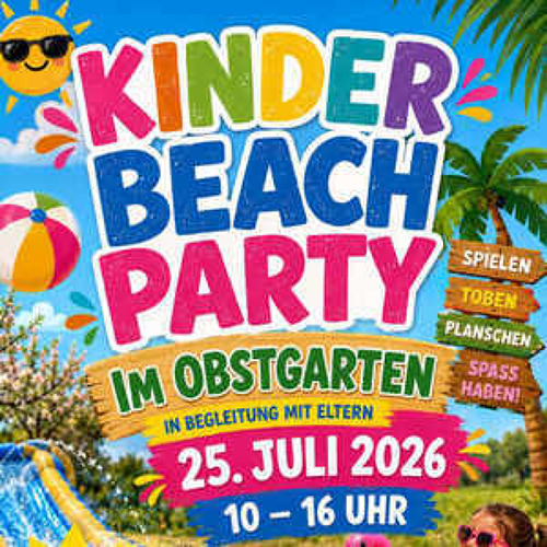 Kinder Beach Party